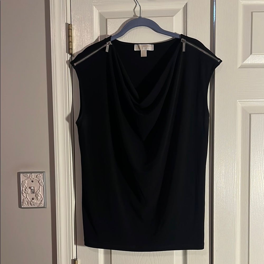Elegant Black Sleeveless Top